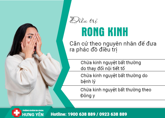 bị rong kinh uống gì hết