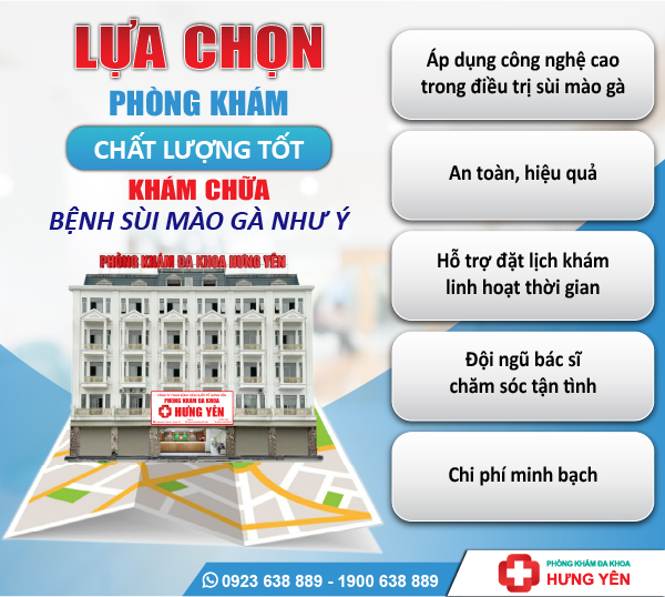 chữa sùi mào gà ở hưng yên tại địa chỉ nào uy tín