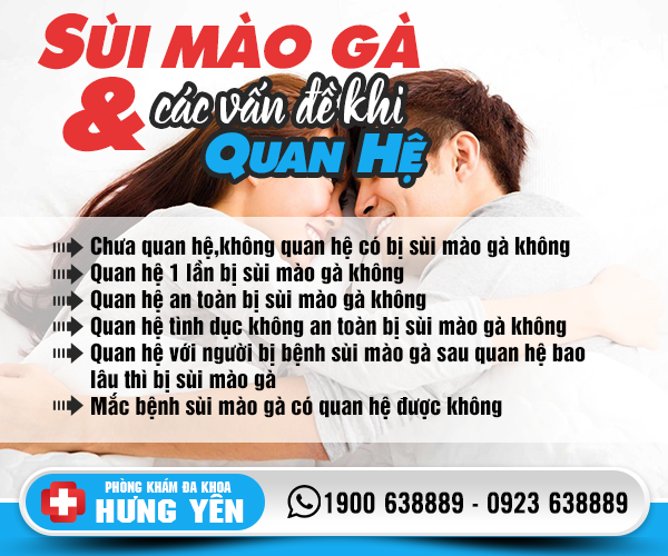 các vấn đề về sùi mào gà và khả năng mắc bệnh