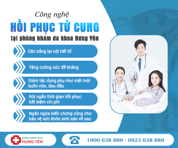 công nghệ phục hồi tử cung sau phá thai ở phòng khám đa khoa hưng yên