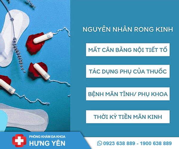 Nguyên nhân nào gây tình trạng rong kinh