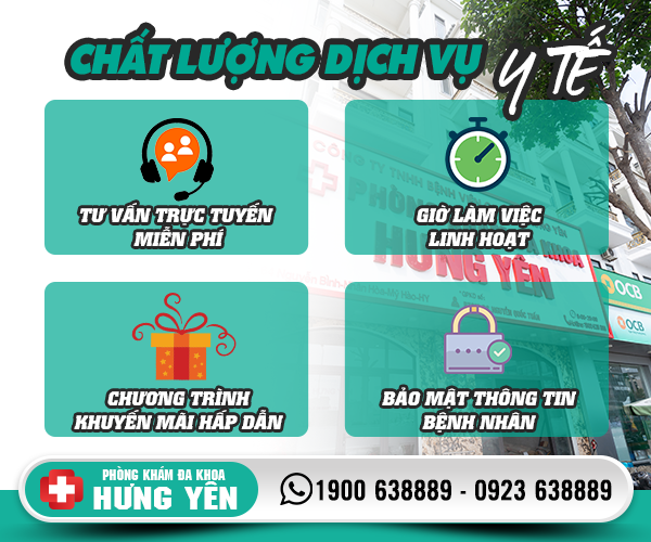 chất lượng dịch vụ của phòng khám đa khoa hưng yên