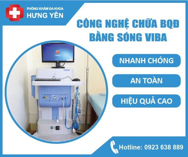 chữa viêm bao quy đầu bằng sóng viba